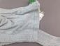 Preview: Musterstrumpfhose Gr. 92/98 hellblau/grau uni