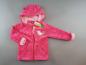 Preview: kuschlige Samtjacke Gr. 74/80 pink mit Vogel