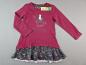 Preview: Sweatkleidchen Gr. 92/98 Topolino bordeaux/grau mit Katzen