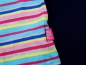 Preview: Ringelshirt Gr. 68 langarm bunt blau/pink/gelb