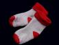 Preview: Stoppersocken 12cm Gr. 19-21 rot/rosa