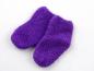 Preview: Kuschelsocken 12cm Gr. 19-21 lila