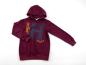 Preview: Hoodie Gr. 140 bordeaux Kaputzenpullover Kultmotiv