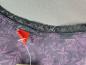 Preview: Seidenbluse Gr. 40/42 Esprit lila mit Spitze und Rüschen Samtband