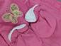 Preview: Schneeanzug Gr. 68/74 Childhood rosa Schmetterlinge Kuschelfleece