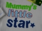 Preview: Langarmbody Gr. 68 weiß little Star