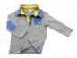 Preview: Hemdshirt Gr. 80 Esprit grau mit Jeans Kragen und Brusttasche