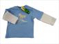 Preview: Langarmshirt Gr. 62/68 Steinbeck hellblau/weiß 2-Lagen-Look Flugzeug