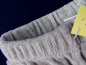 Preview: Samthose Gr. 56/62 grau mit kleinen Teddies