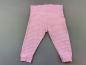 Preview: Bequemhose Gr. 74/80 rosa mit weißen Streifen