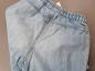 Preview: Sommerjeans Gr. 80/86 H&M hellblau mit Gummibund