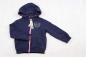 Preview: kuschlige Sweatjacke Gr. 92/98 blau/lila Herzen * Zwillinge *