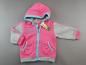 Preview: Sweatjacke Gr. 74 rosa/hellblau/grau Schuljacke