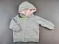 Preview: Sweatjacke Gr. 68 grau meliert