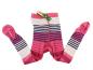 Preview: Strumpfhose Gr. 74/80 Jako-o pink/rosa geringelt