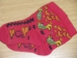 Preview: Socken 10cm Gr. 16-18 rot mit Fischen