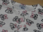 Preview: T-Shirt Gr. 98 Babyworld weiß mit Damadinern Hunden und rosa Schleifchen