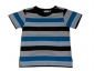 Preview: T-Shirt Gr. 74/80 Mexx blau/braun Blockstreifen