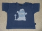 Preview: T-Shirt Gr. 62 Schiesser blau mit Bus und Tieren