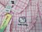 Preview: Bluse Gr. 86 H&M rosa kariert mit Hello Kitty