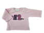 Preview: Langarmshirt Gr. 56 kik rosa mit Katzen