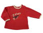 Preview: Sweatshirt Gr. 68/74 Sanetta rot mit Pferd