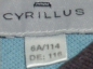 Preview: Poloshirt Gr. 104 Cyrillus hellblau