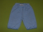 Preview: kurze Sweathose Gr. 80/86 Jako-o hellblau geringelt