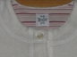 Preview: Frotteejäckchen Gr. 74/80 H&M weiß mit Blumenapplication