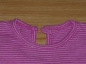 Preview: Ringel T-Shirt Gr. 92/98 pink/rosa mit Blumenstickerei