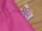 Preview: Sommerhose Gr. 68 pink mit Blumen