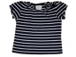 Preview: Ringelshirt H&M Gr. 74 blau/weiß