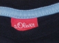 Preview: Langarmshirt Gr. 80 s.Oliver dunkelblau mit Aufdruck