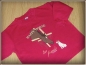 Preview: Sweatshirt Gr. 86 Trigema rot mit Pferd