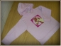 Preview: Kaputzensweatshirt Gr. 98/104 Bio Purpur rosa mit Pferd