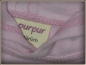 Preview: Kaputzensweatshirt Gr. 98/104 Bio Purpur rosa mit Pferd