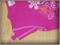 Preview: T-Shirt Gr. 80 pink mit Glitzerblumen