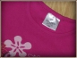 Preview: T-Shirt Gr. 80 pink mit Glitzerblumen