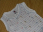 Preview: Trägerbody Gr. 62 C&A weiß mit Teddies und Blumen * Zwillinge *