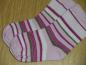 Preview: Ringelsocken 12cm Gr. 19-21 rosa