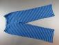 Preview: Stoffhose Gr. 140 geringelt blau/hellblau