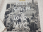 Preview: Feinstrickpullover Gr. 36/38 hellbraun – keep calm and love nyc