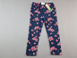 Preview: lange Leggins Gr. 92/98 Topolino dunkelblau/pink Blumen, Schmetterlinge