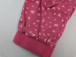 Preview: Thermohose Gr. 80/86 Topomini bordeaux Strickbund Blümchen
