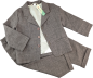 Preview: feiner Anzug Gr. 98/104 dunkelbraun meliert 2 teilig