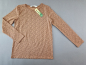 Preview: Stretchshirt langarm Gr. 122 H&M braun mit Muster