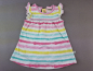 Preview: Sommerkleidchen Gr. 74 Liegelind rosa/gelb Jersey Flügelärmchen
