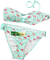 Preview: Bikini Gr. 134/140 Teens mintgrün mit Flamingos