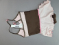 Preview: Badeanzug Gr. 128/134 H&M rosa/braun Kleidchen/Blümchen