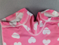 Preview: Badeanzug/Strandanzug Gr. 80/86 rosa mit weißen Herzen